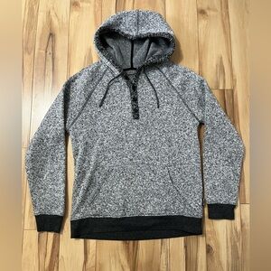 Trademark Brooklyn Cloth Heather Gray Fleece Lined Hoodie Sweatshirt Mens Medium